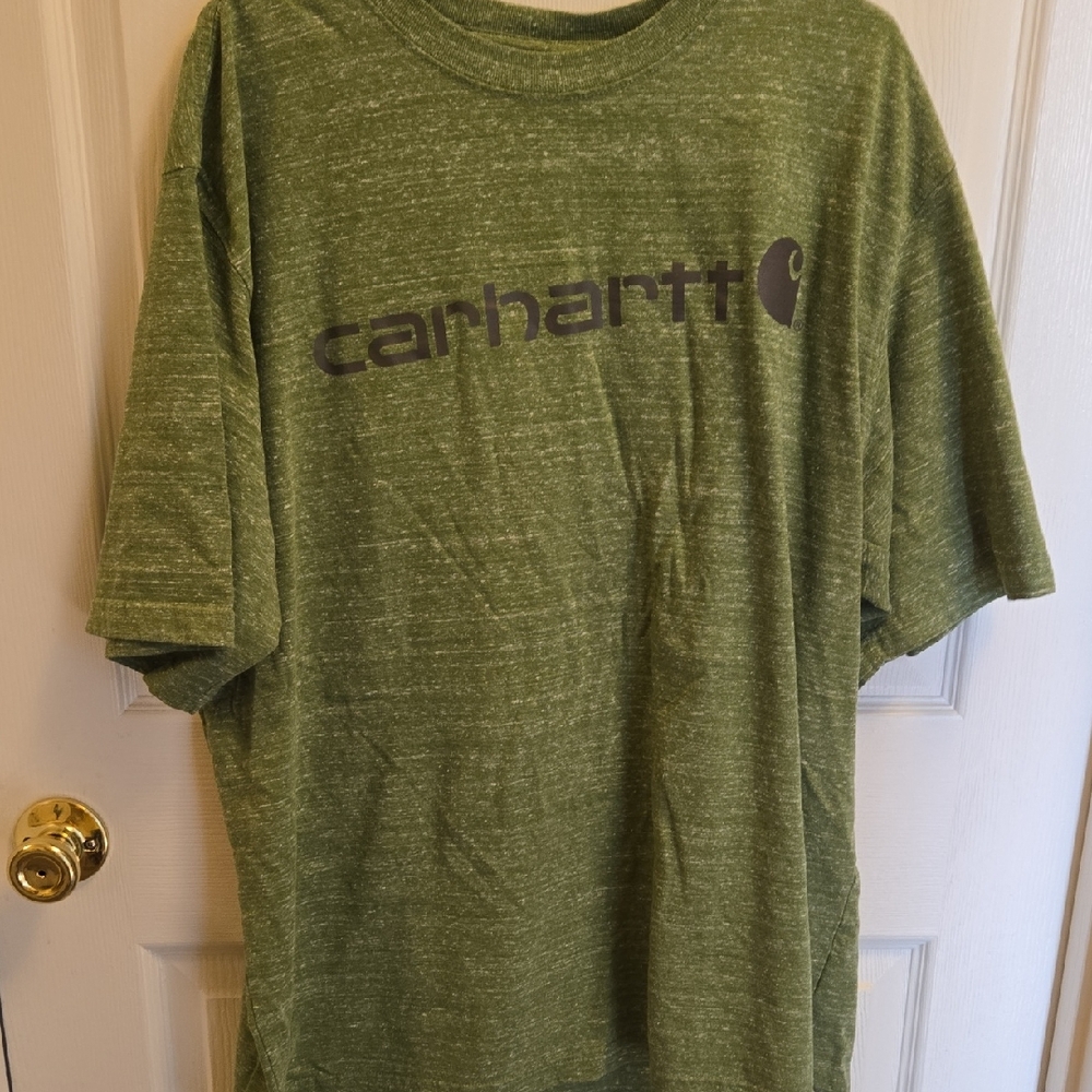 Carhartt Men's Heathered Green Tee